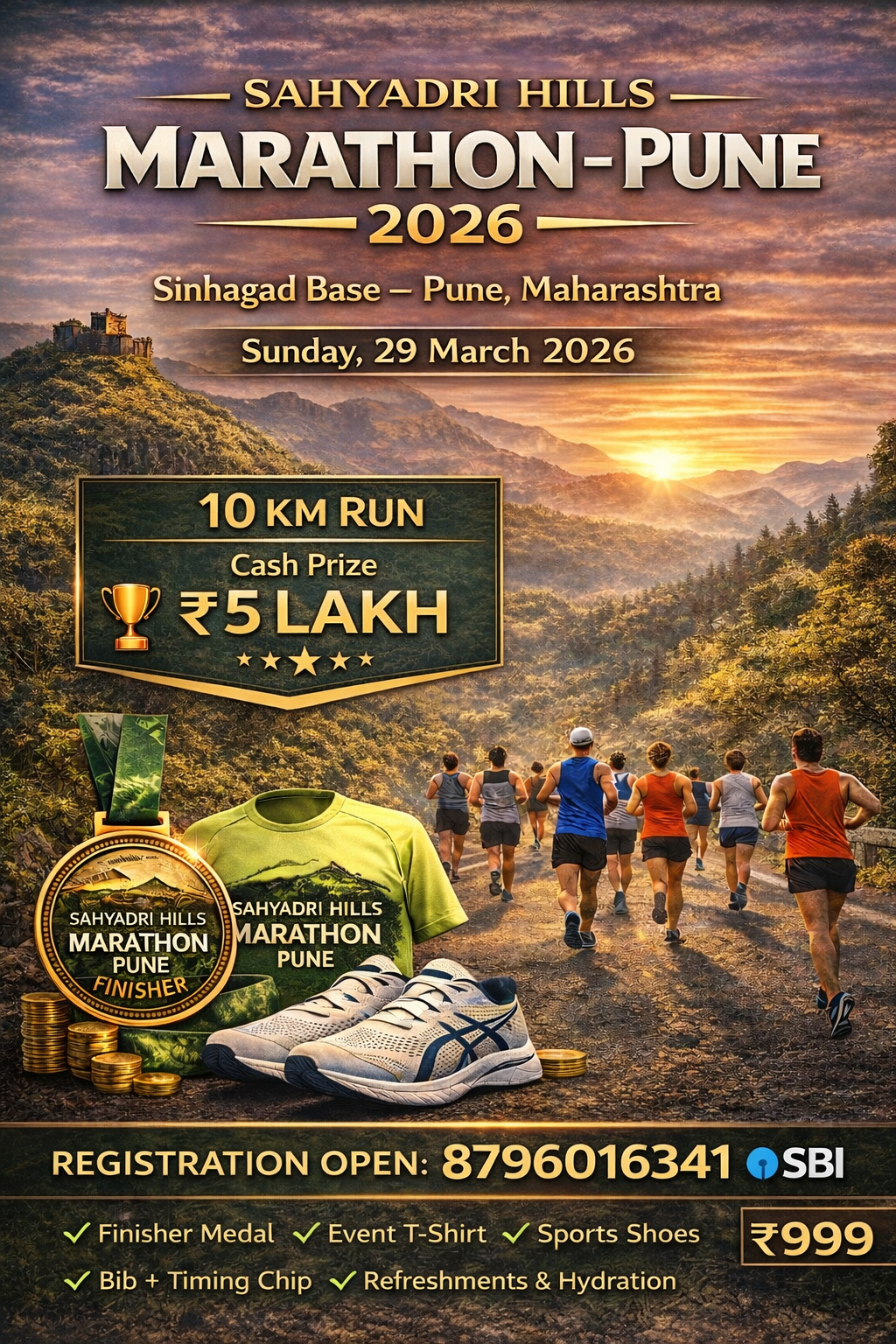 Sahyadri Hills Marathon 10 KM RUN