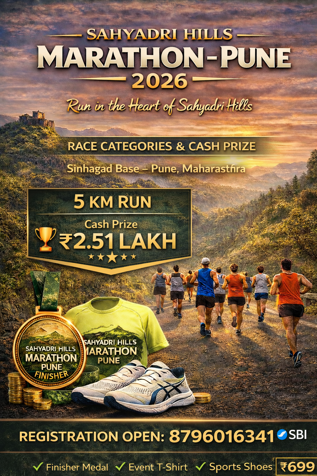 Sahyadri Hills Marathon 5 KM RUN